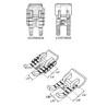 Pied patchwork 1/4" Husqvarna Pied patchwork 1/4" Husqvarna