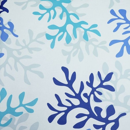 Coupon enduit 50x80cm Corail bleu
