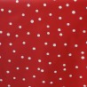 Coupon en coton enduit 50x80cm Confettis rouge Coupon en coton enduit 50x80cm Confettis rouge