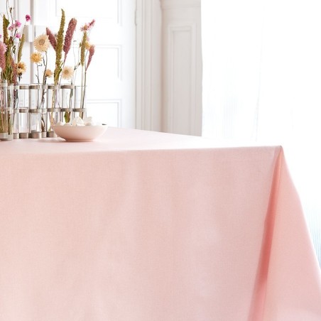Coupon en coton enduit Pailleté Rose