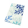 Tissu en coton enduit Corail bleu Tissu en coton enduit Corail bleu