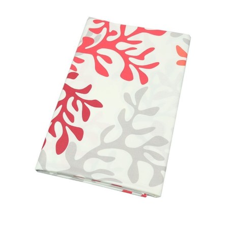 Tissu en coton enduit Corail rouge Tissu en coton enduit Corail rouge