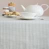Tissu en coton enduit Pied de Poule gris Tissu en coton enduit Pied de Poule gris