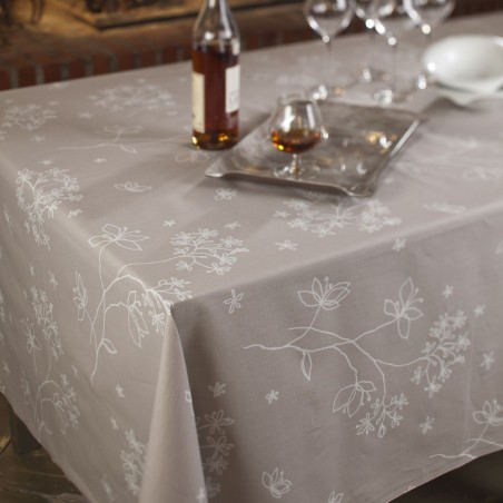 Tissu en coton Astrance Beige Tissu en coton Astrance Beige