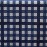 Tissu en coton enduit Guinguette Bleu Tissu en coton enduit Guinguette Bleu