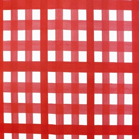 Tissu en coton enduit Guinguette Rouge Tissu en coton enduit Guinguette Rouge