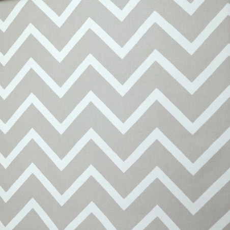 Tissu en coton Chevrons Beige Tissu en coton Chevrons Beige