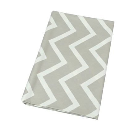 Tissu en coton Chevrons Beige Tissu en coton Chevrons Beige