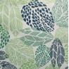 Tissu en coton enduit Feuilles vert Tissu en coton enduit Feuilles vert