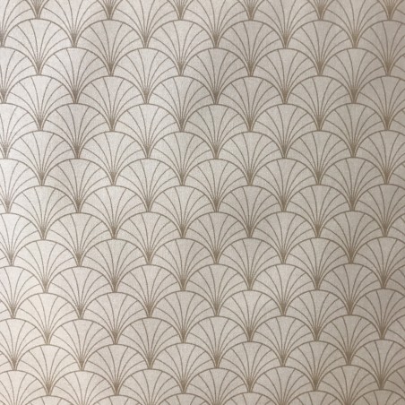 Tissu en coton enduit Papyrus nacre Tissu en coton enduit Papyrus nacre