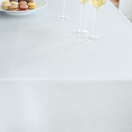 Tissu en coton enduit Uni Gris Pastel Tissu en coton enduit Uni Gris Pastel