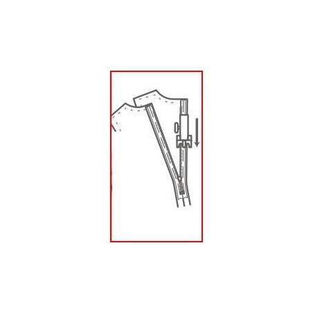 pied pour fermeture invisible Janome pied pour fermeture invisible Janome