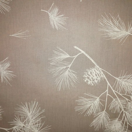 Tissu en coton Pin beige Tissu en coton Pin beige