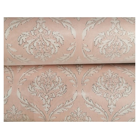 Tissu en coton enduit Pompadour rose Tissu en coton enduit Pompadour rose