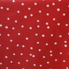 Tissu en coton Confettis rouge Tissu en coton Confettis rouge