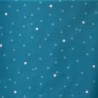 Tissu en coton Confettis turquoise Tissu en coton Confettis turquoise