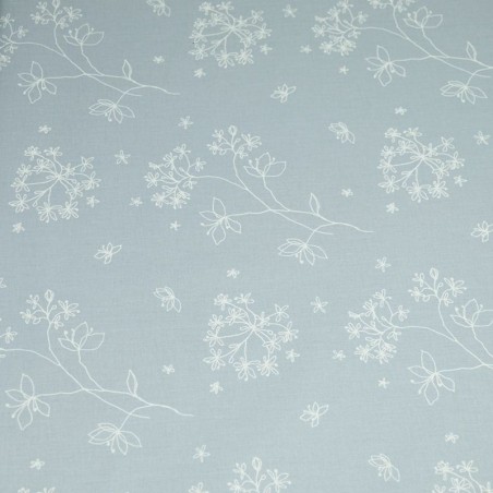 Coupon en coton 50x80cm Astrance gris/blanc Coupon en coton 50x80cm Astrance gris/blanc