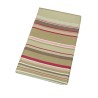 Tissu en coton enduit Rayure taupe Tissu en coton enduit Rayure taupe