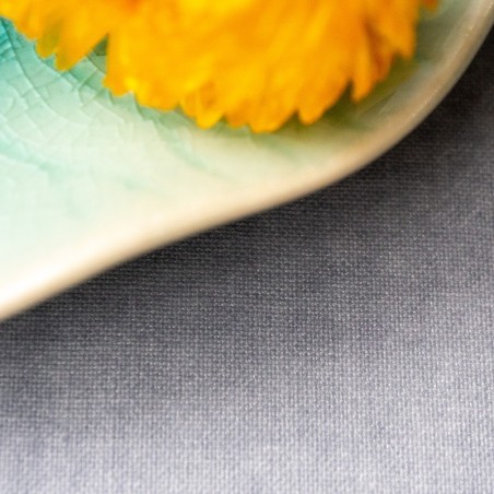 Tissu en coton Uni gris