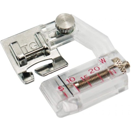 Pied pose biais réglable Janome 9mm Pied pose biais réglable Janome 9mm