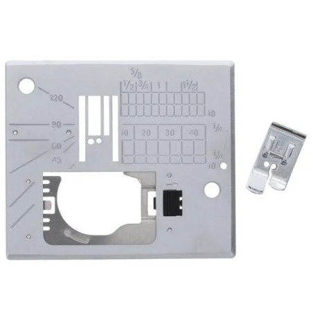 Kit Plaque aiguilles et Pied point droit Janome Kit Plaque aiguilles et Pied point droit Janome