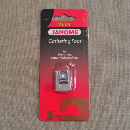 Pied V Janome fronceur 9mm